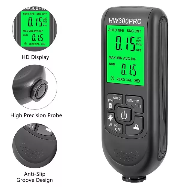 HW300Pro rəng qalınlığı ölçən