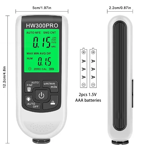 HW300Pro rəng qalınlığı ölçən