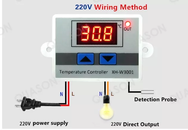 Termostat XH-W3001