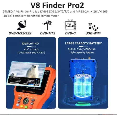 Satfinder Gtmedia V8 Finder Pro2