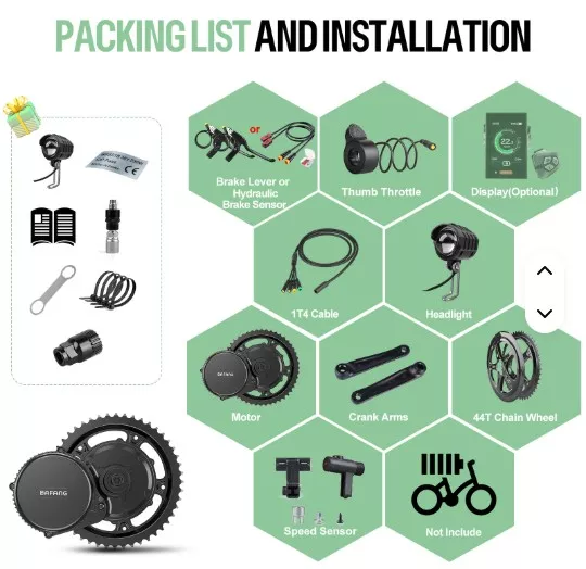 Bafang Mid motor 48V 750Watt