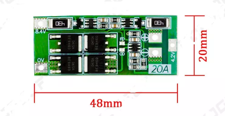 BMS 2S 20A balanslı