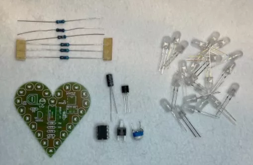 Led Ürək PCB 4-6V